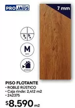 Piso Flotante Roble Rustico