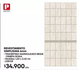 Revestimiento Simplisiama 6mm