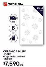 Cordillera - Cerámica Muro