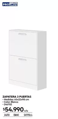 Zapatera 3 Puertas