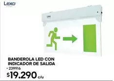 Banderola Led Con Indicador De Salida