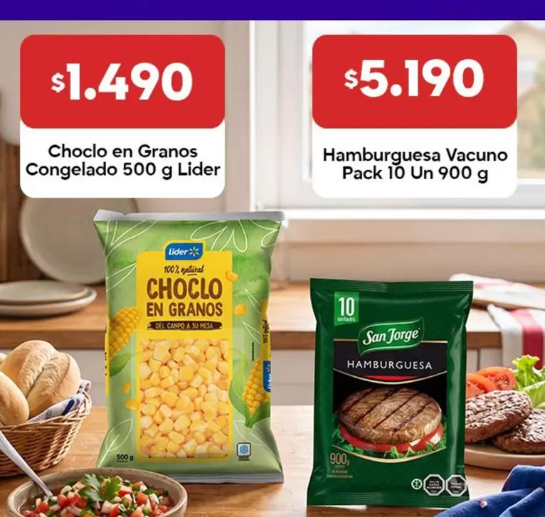 Lider - Hamburguesa Vacuno