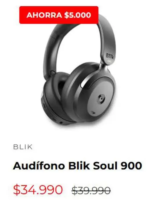 Audifono Blik Soul 900
