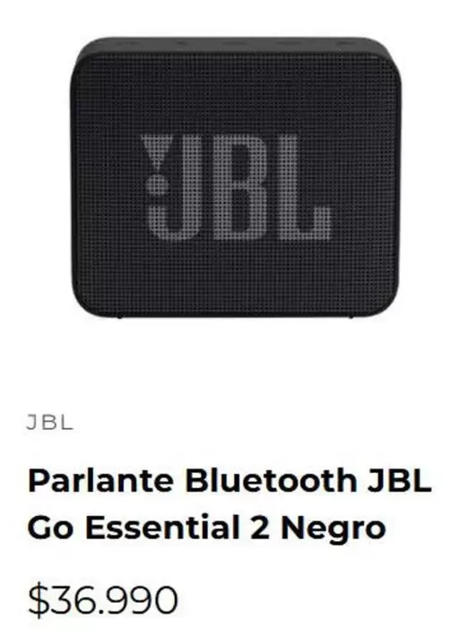 JBL - Parlante Bluetooth Go Essential 2 Negro