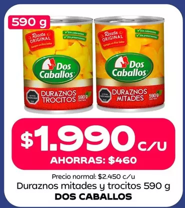 Dos Caballos - Duraznos Mitades Y Trocitos