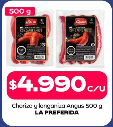 La Preferida - Chorizo Y Longaniza Angus
