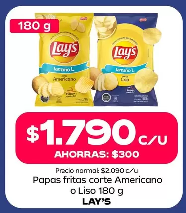 Lay's - Papas Fritas Corte Americano O Liso