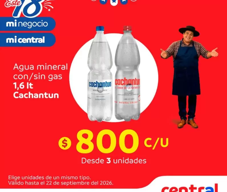 Cachantun - Agua Mineral Con/sin Gas
