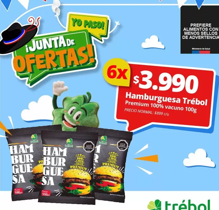Trebol - Hamburguesa