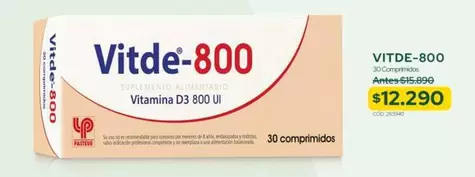 Vitamina D3 800 Ui