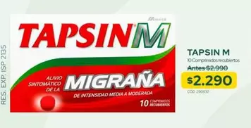 Tapsin - 10 Compensados Cuadeiros
