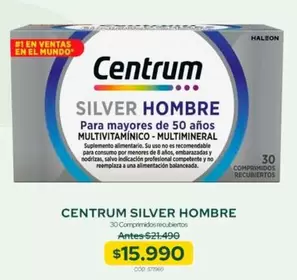 Centrum - Silver Hombre