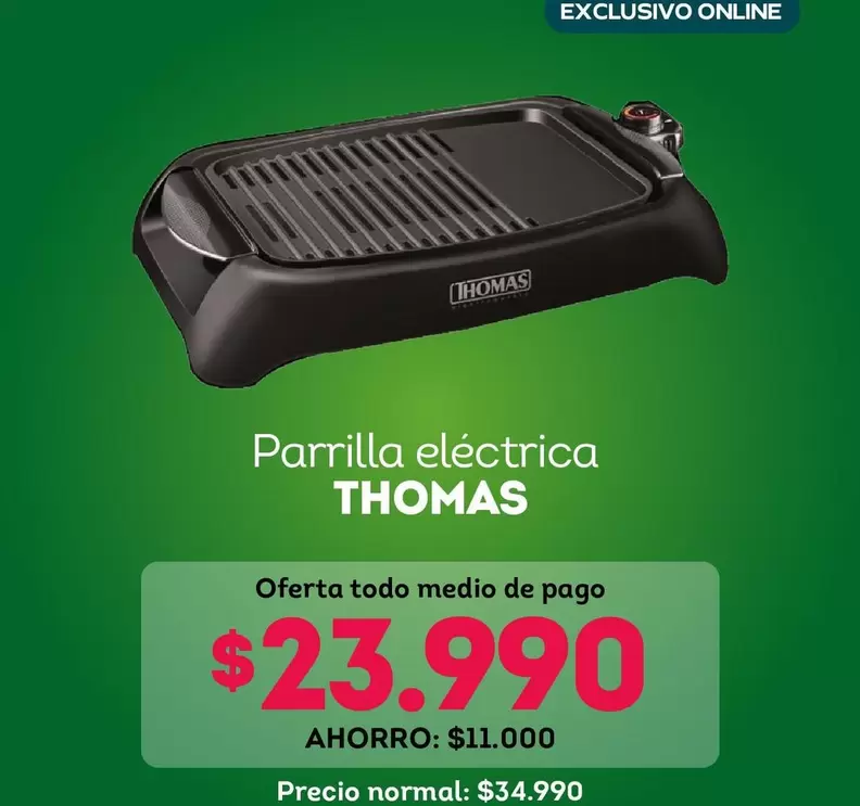 Thomas - Parrilla Eléctrica