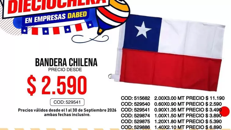 Bandera Chilena