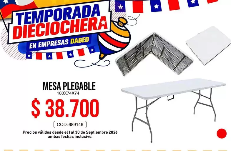 Mesa Plegable