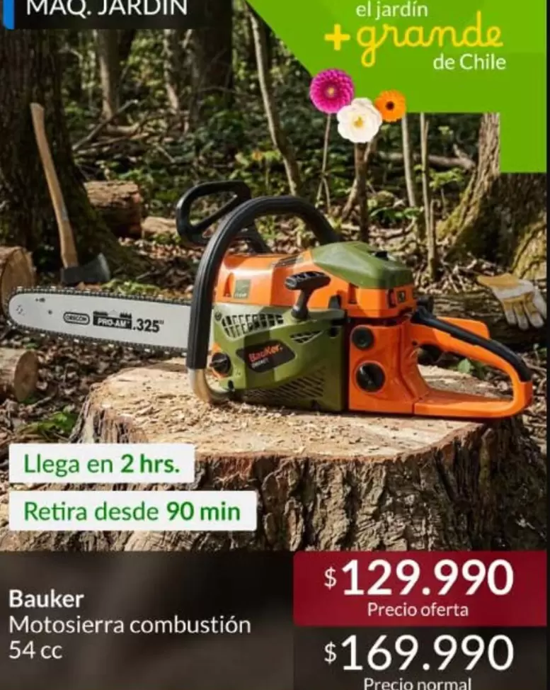 Bauker - Motosierra Combustion