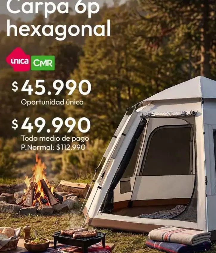 Carpa 6p Hexagonal