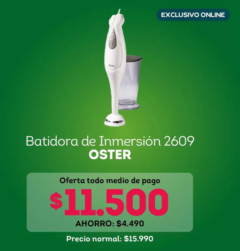 Oster - Batidora De Immersion 2609