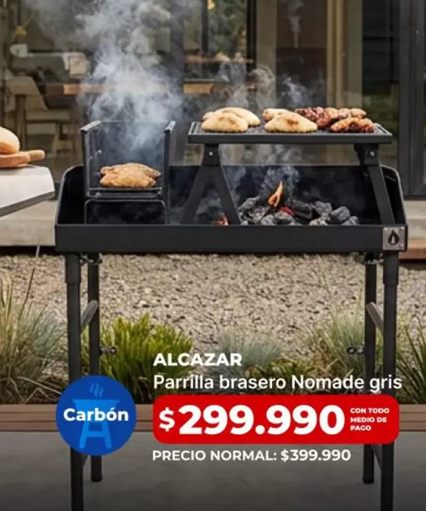 Parrilla Brasero Nomade Gris