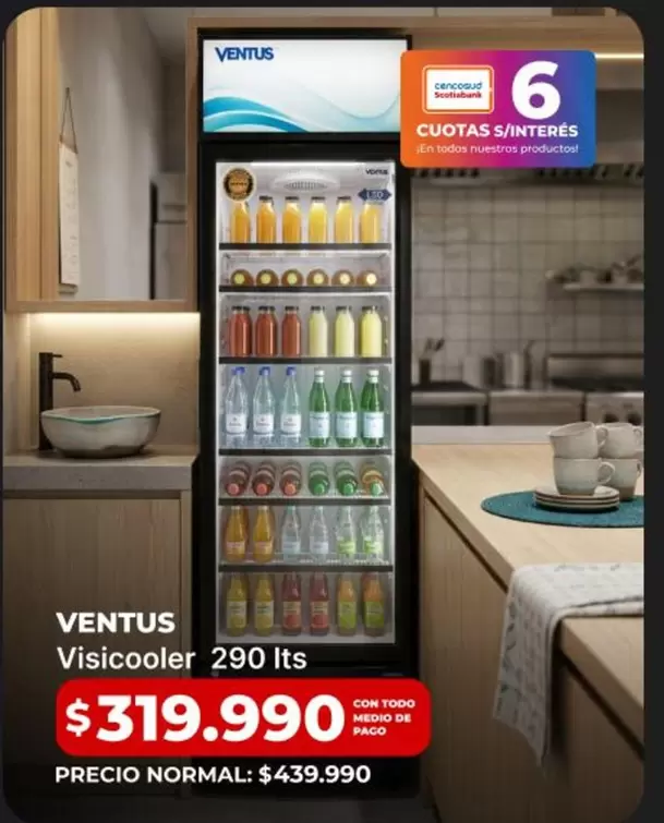 Ventus - Visicooler 290 lts