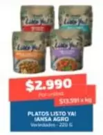 Platos Listo Yansa Agro
