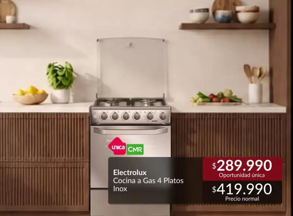 HP - Cocina Gas 4 Platos