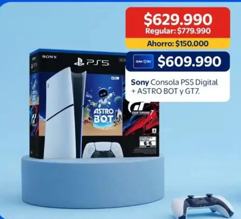 SONY - Consola PS5 Digital + Astro Bot