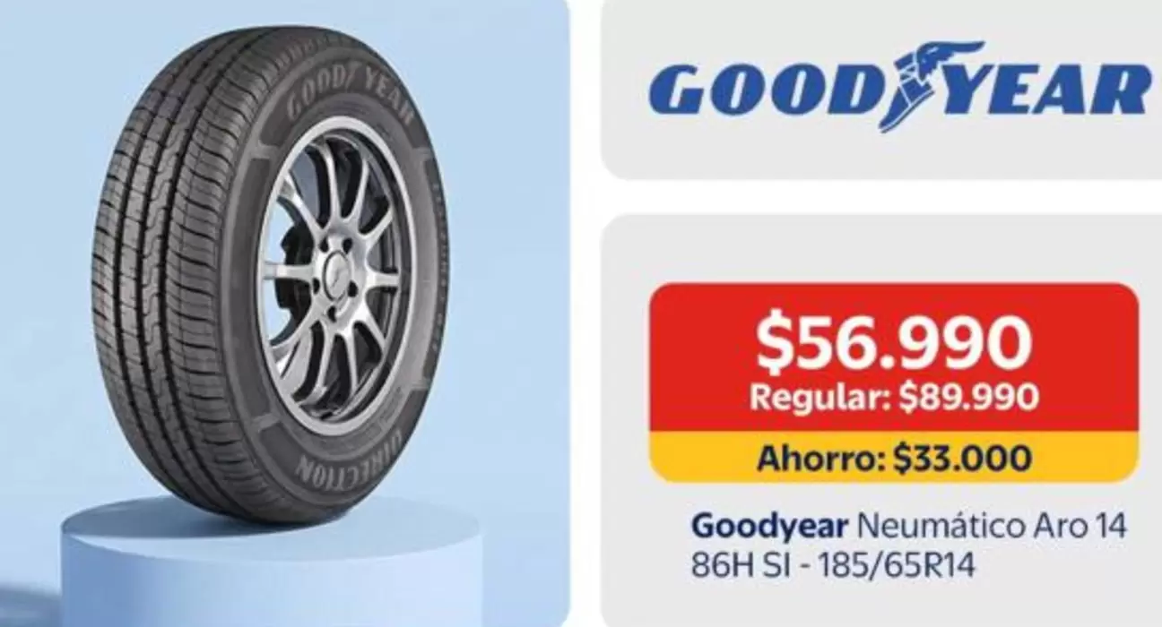 Goodyear - Numatico Aro 14 86h SI-185/65r14