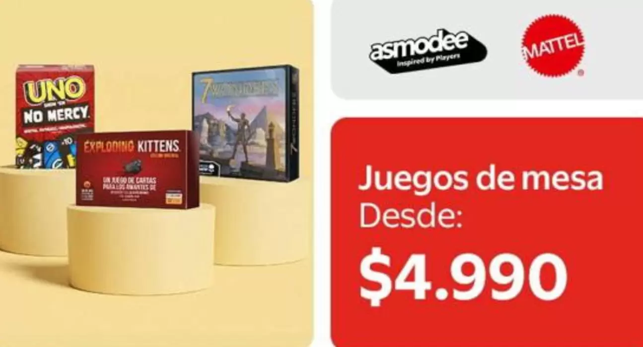 Mattel - Juegos De Mesa