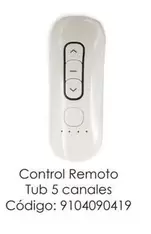 Control - Remoto Tub 5 Canales