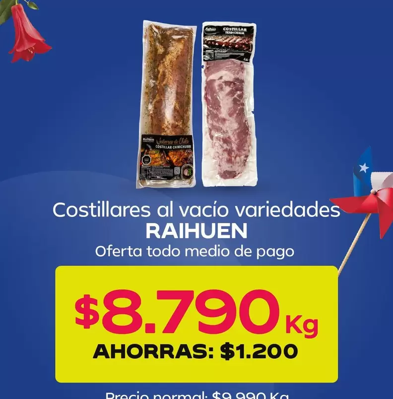 Costillares Al Vacío Variedades