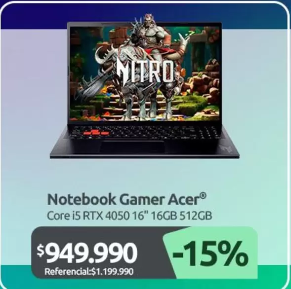 Acer - Notebook Gamer