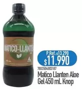 Matico Llanten Aloe Gel