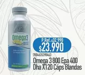 Omega -  3 800 Epa 400 Da X120 Caps Blandas
