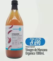 Vinagre De Manzana Organico