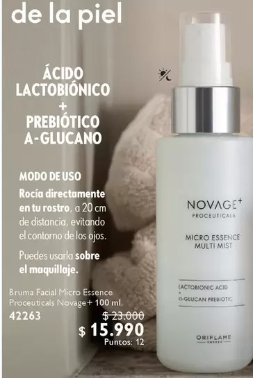 Novage - Acido Lactobionico Prebiotico A-Glucano