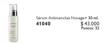 Novage - Sérum Antimanchas +30 Ml. 41040