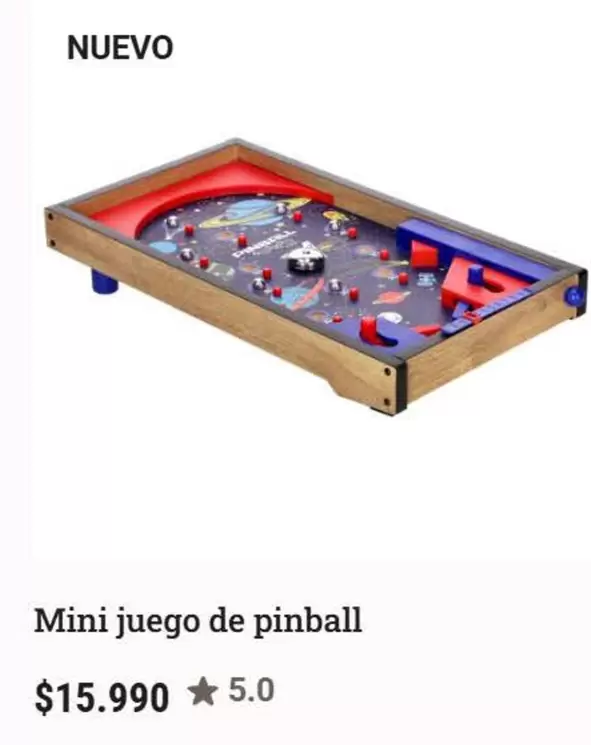 Mini Juego De Pinball