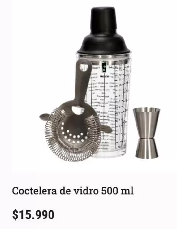 Coctelera De Vidro