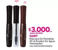 Mascara De Pestañas 3d A Prueba De Agua