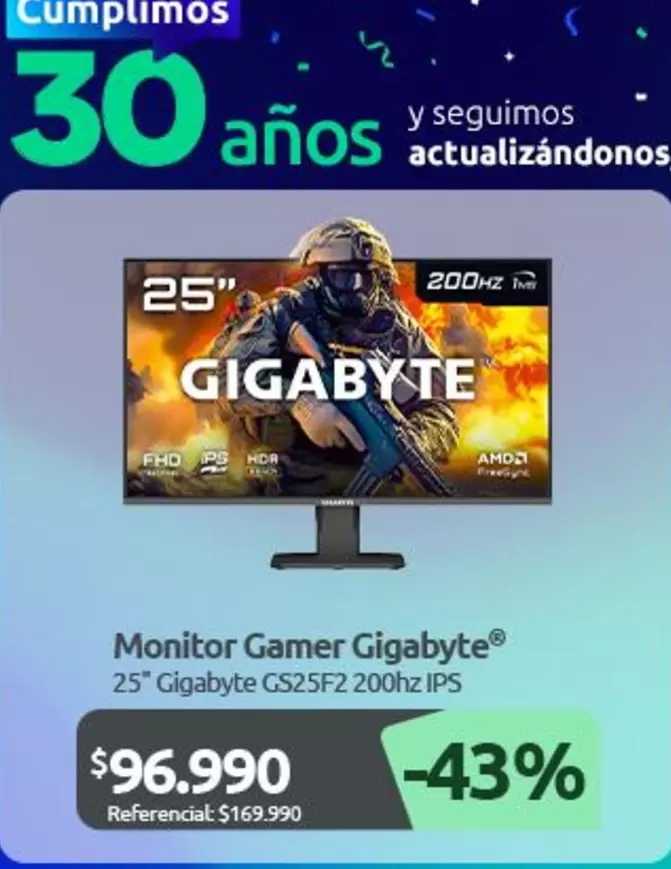 Monitor Gamer Gigabyte