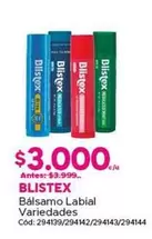 Blistex - Balsamo Labial