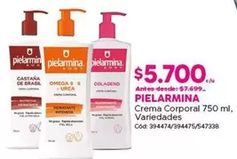 Pielarmina - Crema Corporal Variedad
