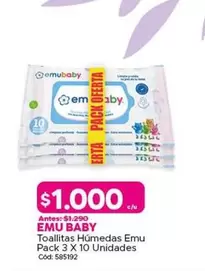 Emubaby - Toallitas Humedas Emu