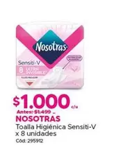Nosotras - Toalla Higiénica Sensiti-V