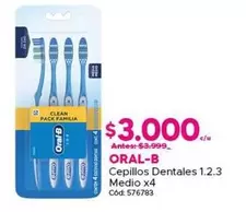 Oral B - Cepillos Dentales 1.2.3 Medio