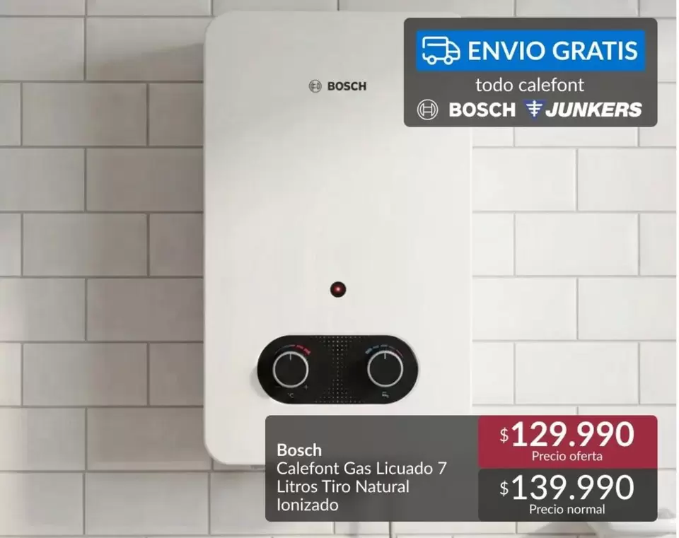 Bosch - Cafetnt Gas Licuado 7 Litros Tito Natural Lonzado