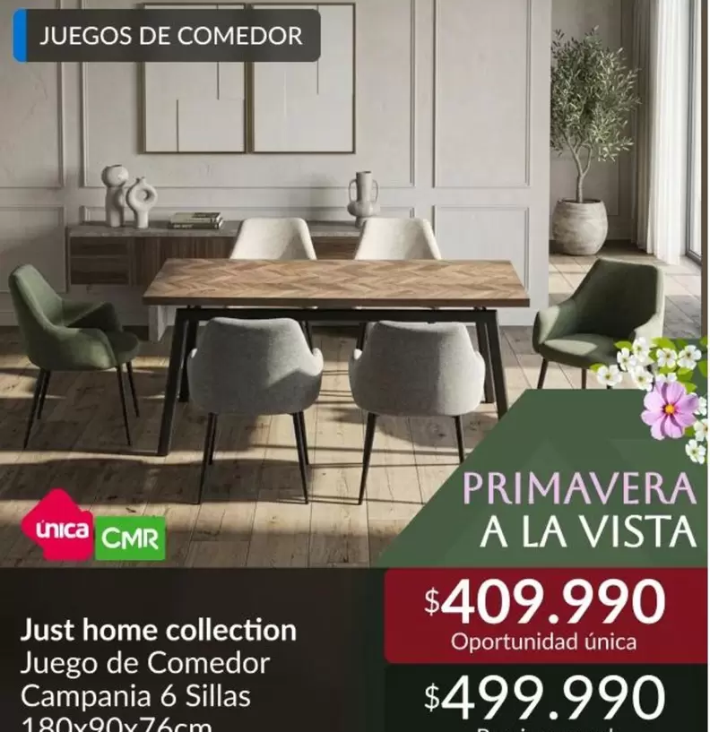 Juego De Comedor Campania 6 Sillas