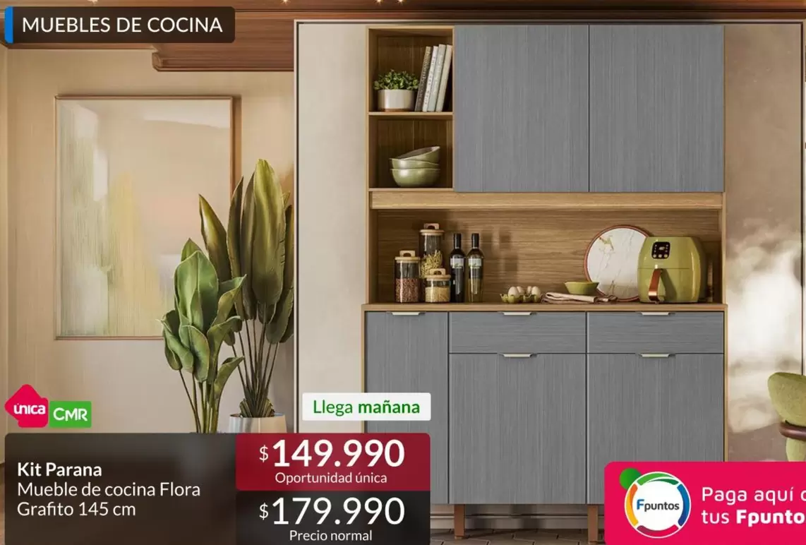 Kit Parana Mueble De Cocina Flora
