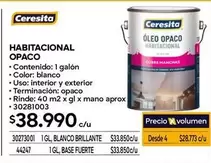Ceresita - Habitacional Opaco